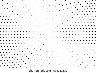 Abstract halftone dotted background. Futuristic grunge pattern, dot and circles.  Vector modern optical pop art texture for posters, sites, business cards, cover, postcards, labels, stickers layout.