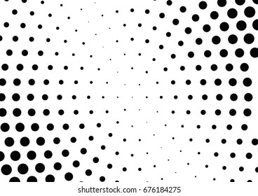 Abstract halftone dotted background. Futuristic grunge pattern, dot and circles.  Vector modern optical pop art texture for posters, sites, business cards, cover, postcards, labels, stickers layout.