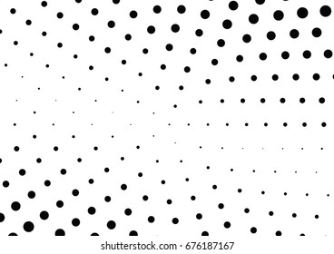 Abstract halftone dotted background. Futuristic grunge pattern, dot and circles.  Vector modern optical pop art texture for posters, sites, business cards, cover, postcards, labels, stickers layout.