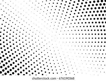 Abstract halftone dotted background. Futuristic grunge pattern, dot and circles.  Vector modern optical pop art texture for posters, sites, business cards, cover, postcards, labels, stickers layout.