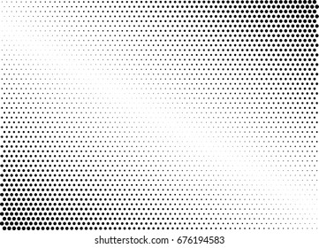 Abstract halftone dotted background. Futuristic grunge pattern, dot and circles.  Vector modern optical pop art texture for posters, sites, business cards, cover, postcards, labels, stickers layout.