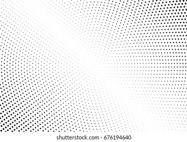 Abstract halftone dotted background. Futuristic grunge pattern, dot and circles.  Vector modern optical pop art texture for posters, sites, business cards, cover, postcards, labels, stickers layout.