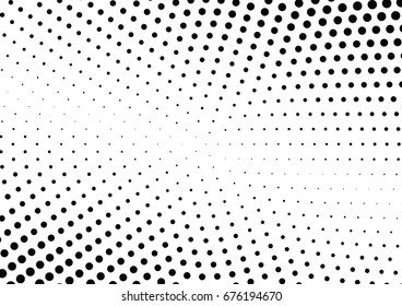 Abstract halftone dotted background. Futuristic grunge pattern, dot and circles.  Vector modern optical pop art texture for posters, sites, business cards, cover, postcards, labels, stickers layout.