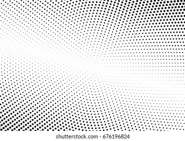 Abstract halftone dotted background. Futuristic grunge pattern, dot and circles.  Vector modern optical pop art texture for posters, sites, business cards, cover, postcards, labels, stickers layout.