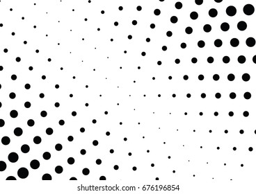 Abstract halftone dotted background. Futuristic grunge pattern, dot and circles.  Vector modern optical pop art texture for posters, sites, business cards, cover, postcards, labels, stickers layout.