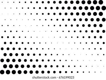 Abstract halftone dotted background. Futuristic grunge pattern, dot and circles.  Vector modern optical pop art texture for posters, sites, business cards, cover, postcards, labels, stickers layout.