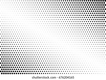 Abstract halftone dotted background. Futuristic grunge pattern, dot and circles.  Vector modern optical pop art texture for posters, sites, business cards, cover, postcards, labels, stickers layout.
