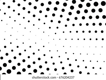 Abstract halftone dotted background. Futuristic grunge pattern, dot and circles.  Vector modern optical pop art texture for posters, sites, business cards, cover, postcards, labels, stickers layout.
