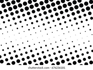 Abstract halftone dotted background. Futuristic grunge pattern, dot and circles.  Vector modern optical pop art texture for posters, sites, business cards, cover, postcards, labels, stickers layout.