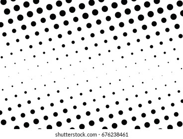 Abstract halftone dotted background. Futuristic grunge pattern, dot and circles.  Vector modern optical pop art texture for posters, sites, business cards, cover, postcards, labels, stickers layout.