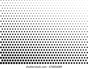 Abstract halftone dotted background. Futuristic grunge pattern, dot and circles.  Vector modern optical pop art texture for posters, sites, business cards, cover, postcards, labels, stickers layout.