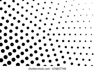 Abstract halftone dotted background. Futuristic grunge pattern, dot and circles.  Vector modern optical pop art texture for posters, sites, business cards, cover, postcards, labels, stickers layout.