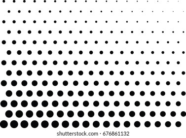 Abstract halftone dotted background. Futuristic grunge pattern, dot and circles.  Vector modern optical pop art texture for posters, sites, business cards, cover, postcards, labels, stickers layout.