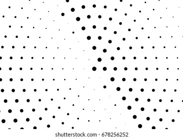 Abstract halftone dotted background. Futuristic grunge pattern, dot and circles.  Vector modern optical pop art texture for posters, sites, business cards, cover, postcards, labels, stickers layout.