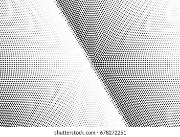 Abstract halftone dotted background. Futuristic grunge pattern, dot and circles.  Vector modern optical pop art texture for posters, sites, business cards, cover, postcards, labels, stickers layout.