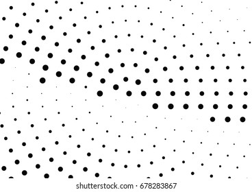 Abstract halftone dotted background. Futuristic grunge pattern, dot and circles.  Vector modern optical pop art texture for posters, sites, business cards, cover, postcards, labels, stickers layout.