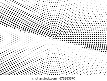 Abstract halftone dotted background. Futuristic grunge pattern, dot and circles.  Vector modern optical pop art texture for posters, sites, business cards, cover, postcards, labels, stickers layout.