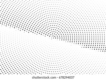 Abstract halftone dotted background. Futuristic grunge pattern, dot and circles.  Vector modern optical pop art texture for posters, sites, business cards, cover, postcards, labels, stickers layout.