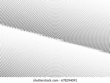 Abstract halftone dotted background. Futuristic grunge pattern, dot and circles.  Vector modern optical pop art texture for posters, sites, business cards, cover, postcards, labels, stickers layout.