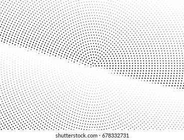 Abstract halftone dotted background. Futuristic grunge pattern, dot and circles.  Vector modern optical pop art texture for posters, sites, business cards, cover, postcards, labels, stickers layout.