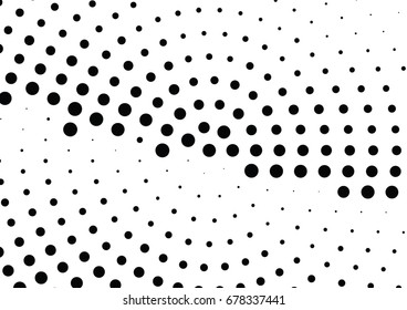Abstract halftone dotted background. Futuristic grunge pattern, dot and circles.  Vector modern optical pop art texture for posters, sites, business cards, cover, postcards, labels, stickers layout.
