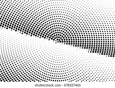 Abstract halftone dotted background. Futuristic grunge pattern, dot and circles.  Vector modern optical pop art texture for posters, sites, business cards, cover, postcards, labels, stickers layout.