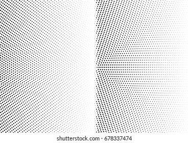 Abstract halftone dotted background. Futuristic grunge pattern, dot and circles.  Vector modern optical pop art texture for posters, sites, business cards, cover, postcards, labels, stickers layout.