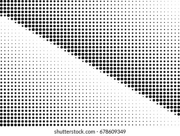 Abstract halftone dotted background. Futuristic grunge pattern, dot and circles.  Vector modern optical pop art texture for posters, sites, business cards, cover, postcards, labels, stickers layout.