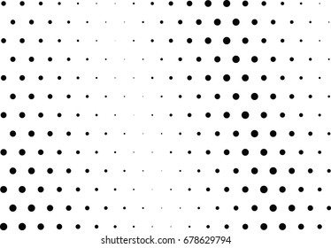 Abstract halftone dotted background. Futuristic grunge pattern, dot and circles.  Vector modern optical pop art texture for posters, sites, business cards, cover, postcards, labels, stickers layout.