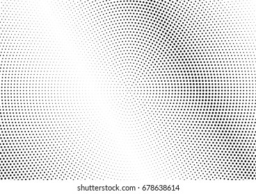 Abstract halftone dotted background. Futuristic grunge pattern, dot and circles.  Vector modern optical pop art texture for posters, sites, business cards, cover, postcards, labels, stickers layout.