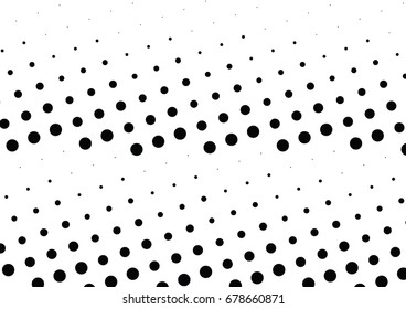 Abstract halftone dotted background. Futuristic grunge pattern, dot and circles.  Vector modern optical pop art texture for posters, sites, business cards, cover, postcards, labels, stickers layout.