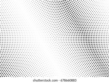Abstract halftone dotted background. Futuristic grunge pattern, dot and circles.  Vector modern optical pop art texture for posters, sites, business cards, cover, postcards, labels, stickers layout.
