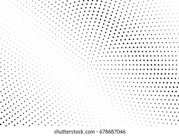 Abstract halftone dotted background. Futuristic grunge pattern, dot and circles.  Vector modern optical pop art texture for posters, sites, business cards, cover, postcards, labels, stickers layout.