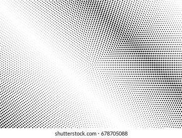 Abstract halftone dotted background. Futuristic grunge pattern, dot and circles.  Vector modern optical pop art texture for posters, sites, business cards, cover, postcards, labels, stickers layout.