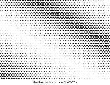 Abstract halftone dotted background. Futuristic grunge pattern, dot and circles.  Vector modern optical pop art texture for posters, sites, business cards, cover, postcards, labels, stickers layout.