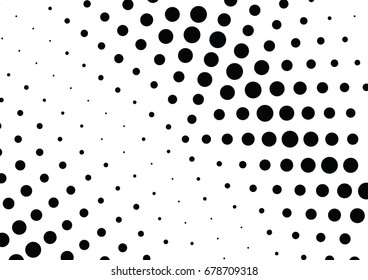 Abstract halftone dotted background. Futuristic grunge pattern, dot and circles.  Vector modern optical pop art texture for posters, sites, business cards, cover, postcards, labels, stickers layout.