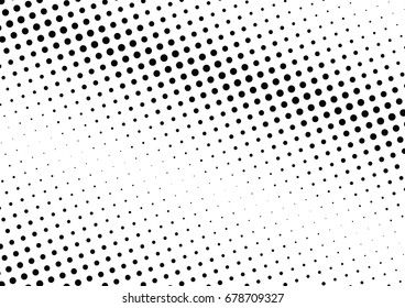 Abstract halftone dotted background. Futuristic grunge pattern, dot and circles.  Vector modern optical pop art texture for posters, sites, business cards, cover, postcards, labels, stickers layout.