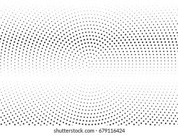 Abstract halftone dotted background. Futuristic grunge pattern, dot and circles.  Vector modern optical pop art texture for posters, sites, business cards, cover, postcards, labels, stickers layout.