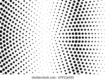 Abstract halftone dotted background. Futuristic grunge pattern, dot and circles.  Vector modern optical pop art texture for posters, sites, business cards, cover, postcards, labels, stickers layout.