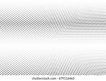 Abstract halftone dotted background. Futuristic grunge pattern, dot and circles.  Vector modern optical pop art texture for posters, sites, business cards, cover, postcards, labels, stickers layout.