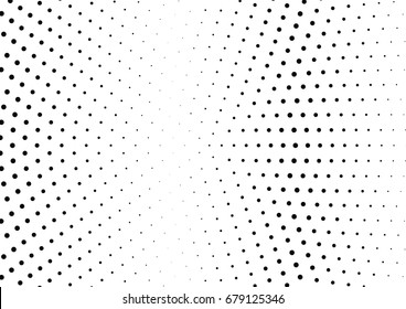 Abstract halftone dotted background. Futuristic grunge pattern, dot and circles.  Vector modern optical pop art texture for posters, sites, business cards, cover, postcards, labels, stickers layout.
