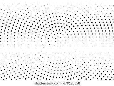 Abstract halftone dotted background. Futuristic grunge pattern, dot and circles.  Vector modern optical pop art texture for posters, sites, business cards, cover, postcards, labels, stickers layout.