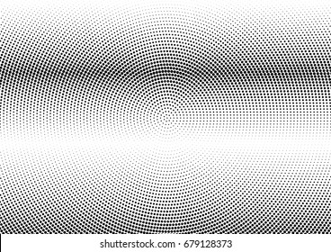 Abstract halftone dotted background. Futuristic grunge pattern, dot and circles.  Vector modern optical pop art texture for posters, sites, business cards, cover, postcards, labels, stickers layout.