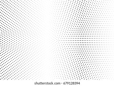 Abstract halftone dotted background. Futuristic grunge pattern, dot and circles.  Vector modern optical pop art texture for posters, sites, business cards, cover, postcards, labels, stickers layout.