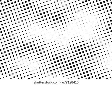 Abstract halftone dotted background. Futuristic grunge pattern, dot and circles.  Vector modern optical pop art texture for posters, sites, business cards, cover, postcards, labels, stickers layout.