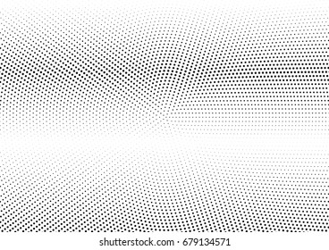 Abstract halftone dotted background. Futuristic grunge pattern, dot and circles.  Vector modern optical pop art texture for posters, sites, business cards, cover, postcards, labels, stickers layout.