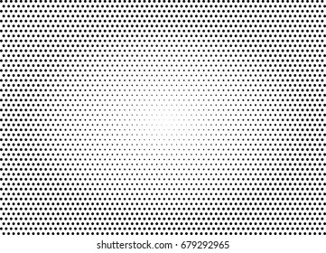 Abstract halftone dotted background. Futuristic grunge pattern, dot and circles.  Vector modern optical pop art texture for posters, sites, business cards, cover, postcards, labels, stickers layout.