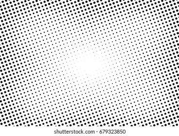 Abstract halftone dotted background. Futuristic grunge pattern, dot and circles.  Vector modern optical pop art texture for posters, sites, business cards, cover, postcards, labels, stickers layout.