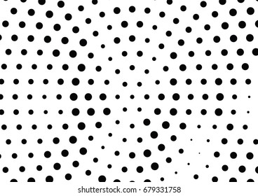 Abstract halftone dotted background. Futuristic grunge pattern, dot and circles.  Vector modern optical pop art texture for posters, sites, business cards, cover, postcards, labels, stickers layout.