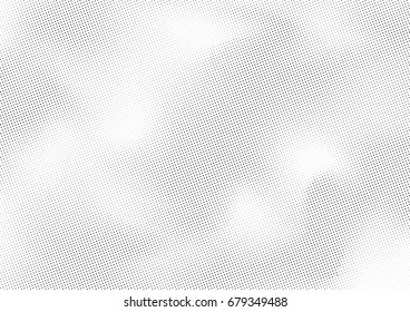 Abstract halftone dotted background. Futuristic grunge pattern, dot and circles.  Vector modern optical pop art texture for posters, sites, business cards, cover, postcards, labels, stickers layout.